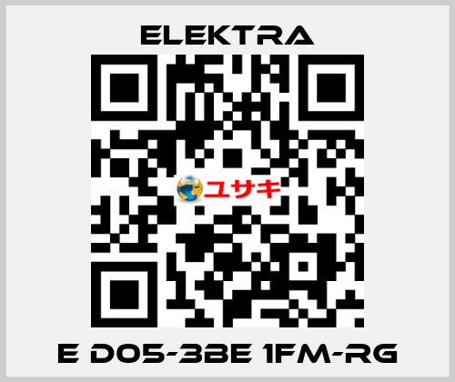 E D05-3BE 1FM-RG ELEKTRA