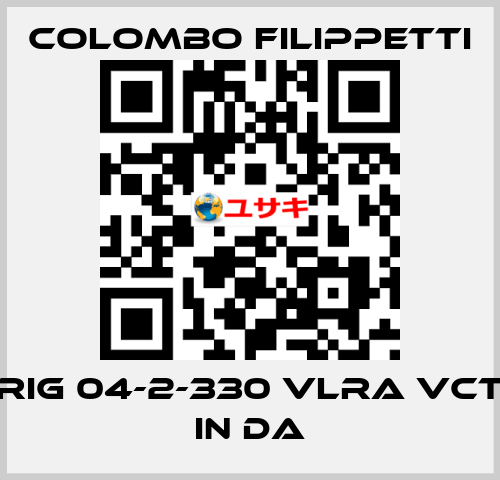 RIG 04-2-330 VLRA VCT IN DA Colombo Filippetti