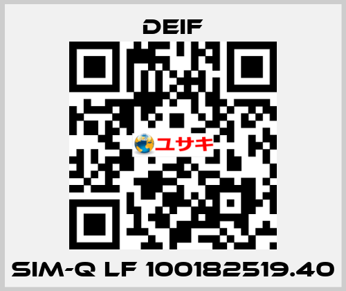 SIM-Q LF 100182519.40 Deif