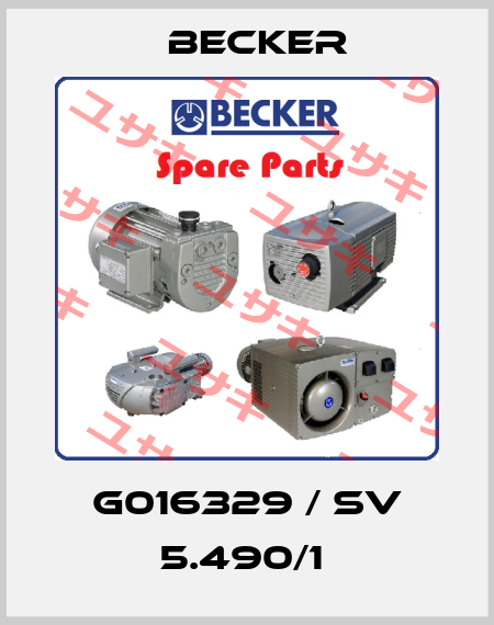 G016329 / SV 5.490/1  Becker
