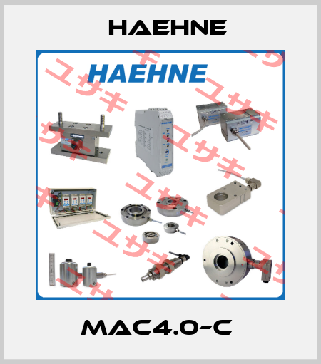 MAC4.0–C  HAEHNE