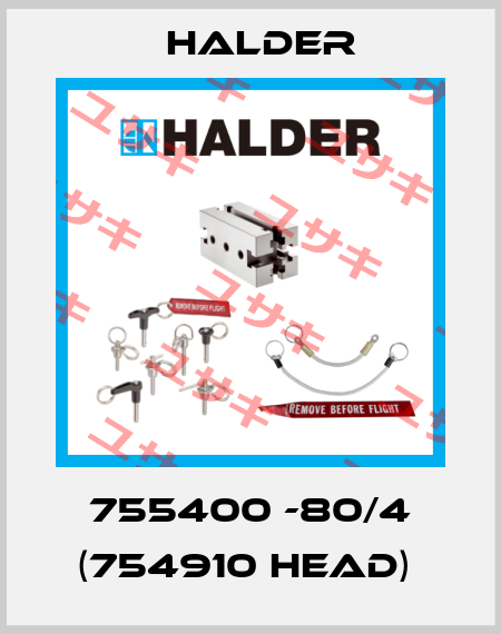 755400 -80/4 (754910 head)  Halder