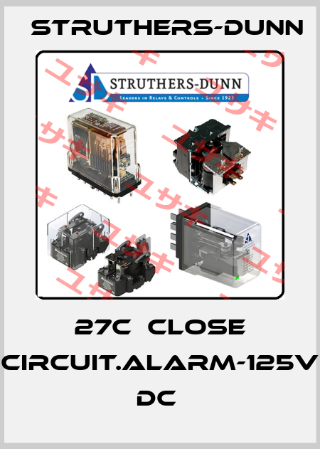 27C  close circuit.alarm-125V DC  Struthers-Dunn