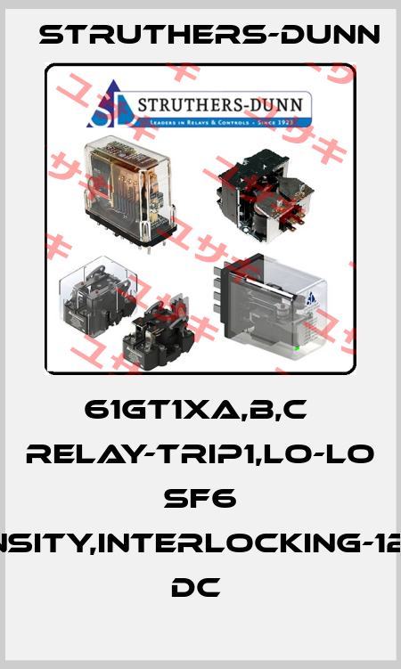 61GT1XA,B,C  Relay-trip1,Lo-Lo SF6 density,interlocking-125V DC  Struthers-Dunn