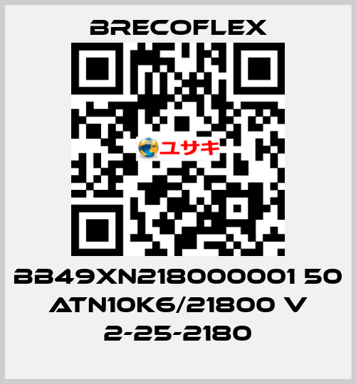 BB49XN218000001 50 ATN10K6/21800 V 2-25-2180 Brecoflex