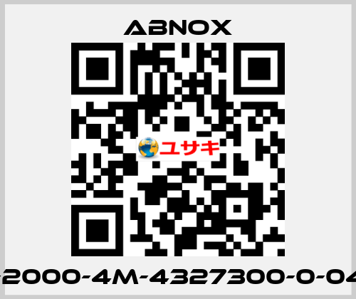 AX-2000-4M-4327300-0-040P ABNOX