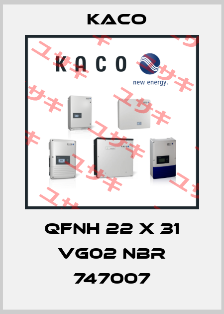 QFNH 22 x 31 VG02 NBR 747007 Kaco