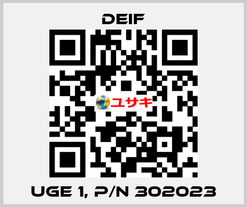 UGE 1, p/n 302023 Deif