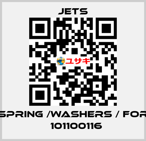 spring /washers / for 	101100116 JETS