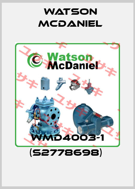 WMD4003-1 (S2778698)  Watson McDaniel