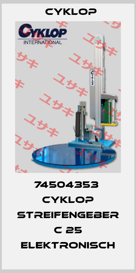 74504353  Cyklop Streifengeber C 25 elektronisch Cyklop