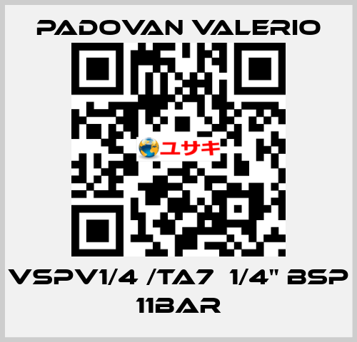 VSPV1/4 /TA7  1/4" BSP 11bar PADOVAN VALERIO