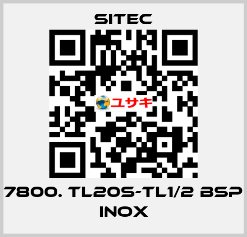 7800. TL20S-TL1/2 BSP inox SITEC