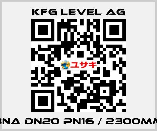 BNA DN20 PN16 / 2300mm KFG Level AG