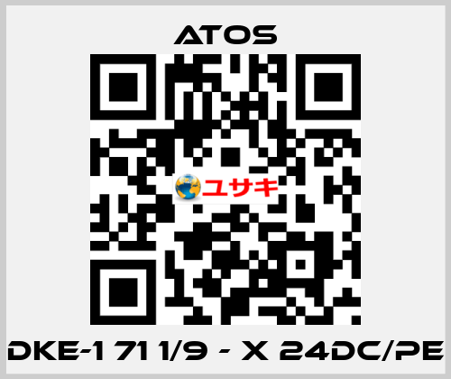 DKE-1 71 1/9 - X 24DC/PE Atos