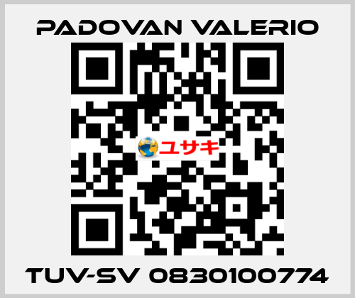 TUV-SV 0830100774 PADOVAN VALERIO