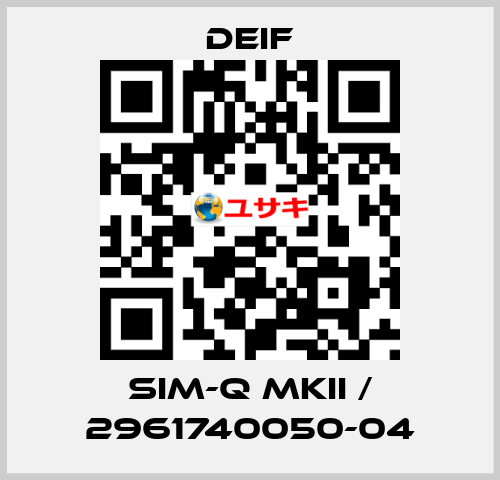 SIM-Q MKII / 2961740050-04 Deif