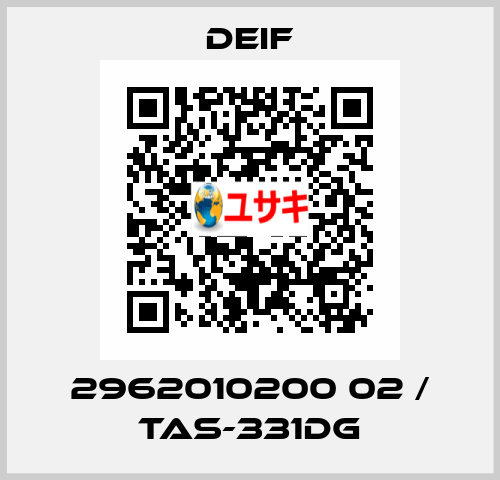 2962010200 02 / TAS-331DG Deif