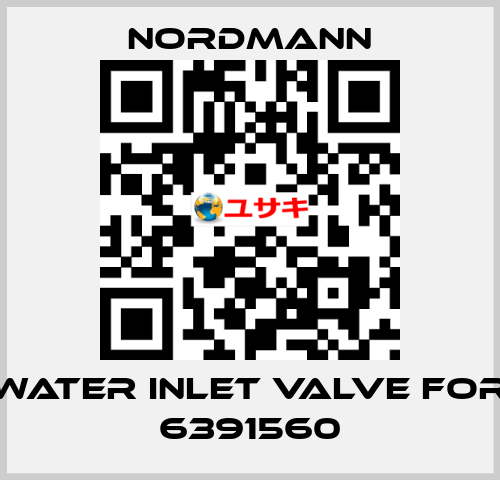 water inlet valve for 6391560 Nordmann