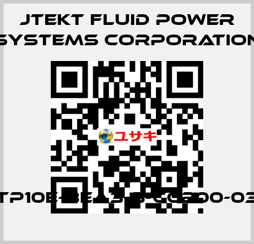 TP10E-BEA3-B-CC200-03 JTEKT FLUID POWER SYSTEMS CORPORATION