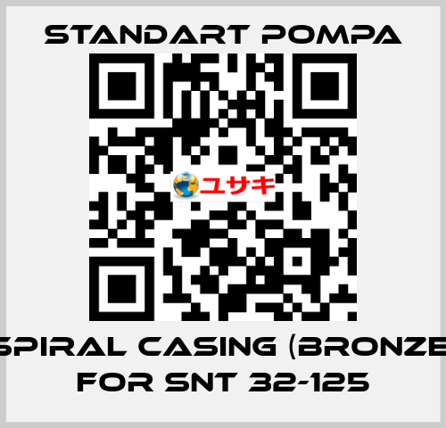 Spiral casing (bronze) for SNT 32-125 STANDART POMPA
