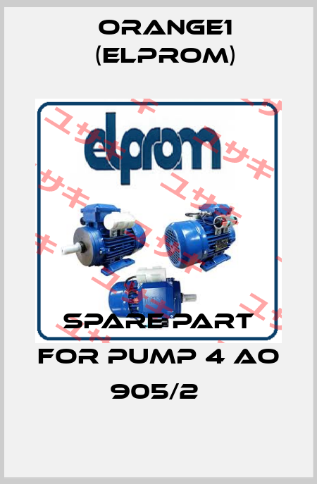 Spare part for pump 4 AO 905/2  ORANGE1 (Elprom)