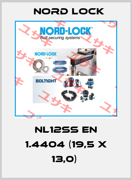 NL12SS EN 1.4404 (19,5 x 13,0)  Nord Lock