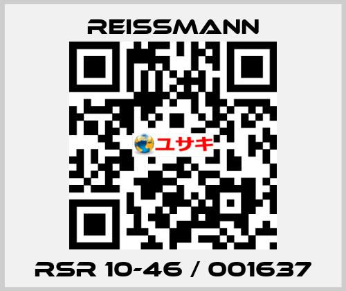RSR 10-46 / 001637 Reissmann