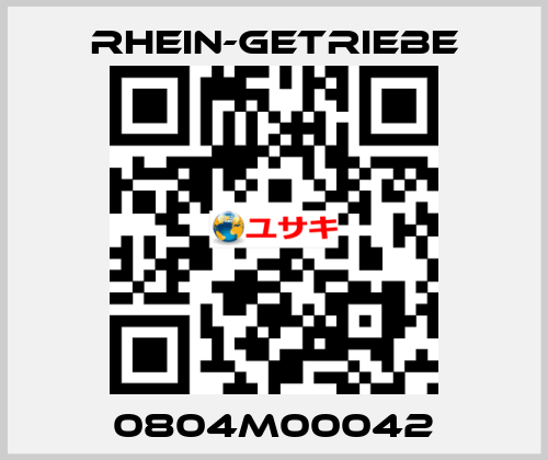 0804M00042 Rhein-Getriebe