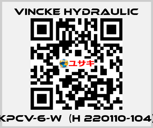 KPCV-6-W  (H 220110-104) VINCKE HYDRAULIC