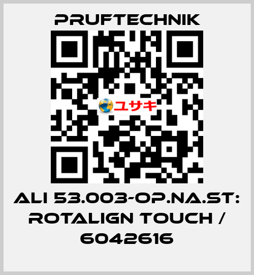 ALI 53.003-OP.NA.ST: ROTALIGN Touch / 6042616 Pruftechnik