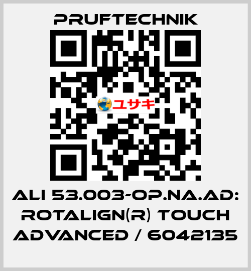 ALI 53.003-OP.NA.AD: ROTALIGN(R) touch ADVANCED / 6042135 Pruftechnik