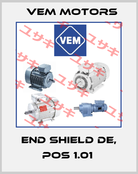 End Shield DE, Pos 1.01  Vem Motors