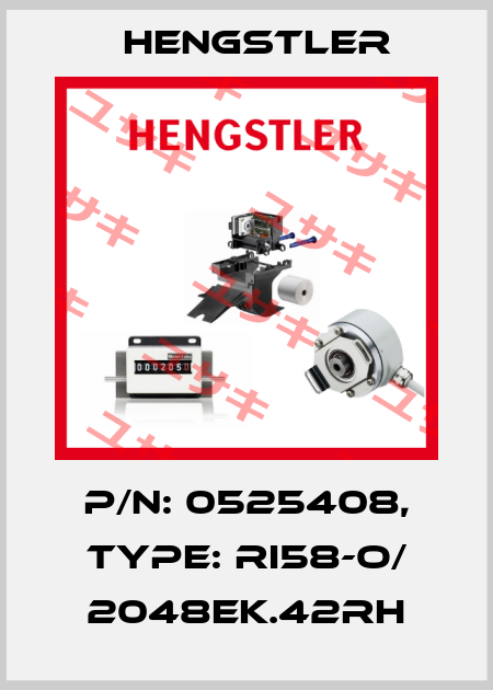 p/n: 0525408, Type: RI58-O/ 2048EK.42RH Hengstler