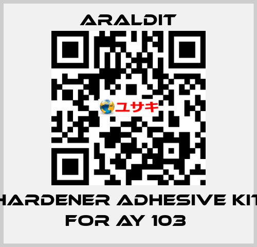 Hardener adhesive kit for AY 103  Araldit