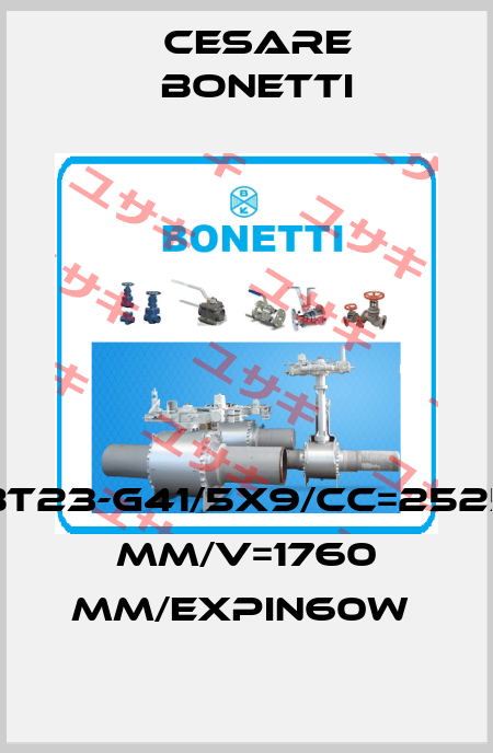 BT23-G41/5x9/CC=2525 MM/V=1760 MM/EXPIN60W  Cesare Bonetti
