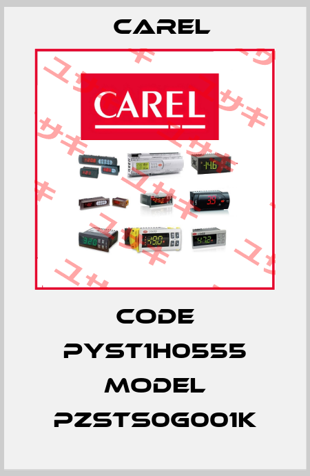 Code PYST1H0555 Model PZSTS0G001K Carel