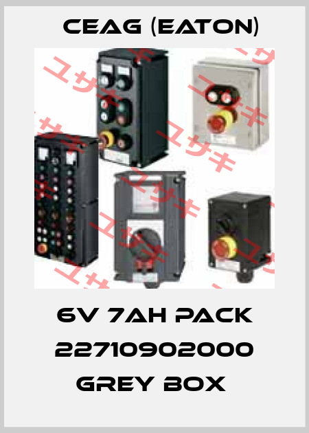 6v 7Ah Pack 22710902000 grey box  Ceag (Eaton)