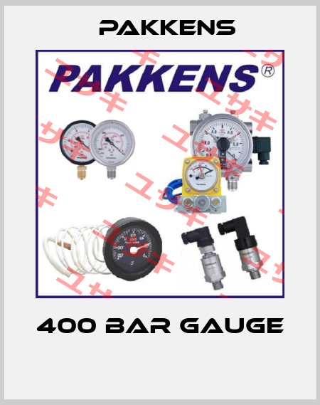 400 bar gauge  Pakkens