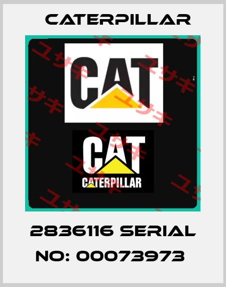 2836116 Serial No: 00073973  Caterpillar