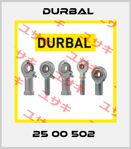 25 00 502  Durbal