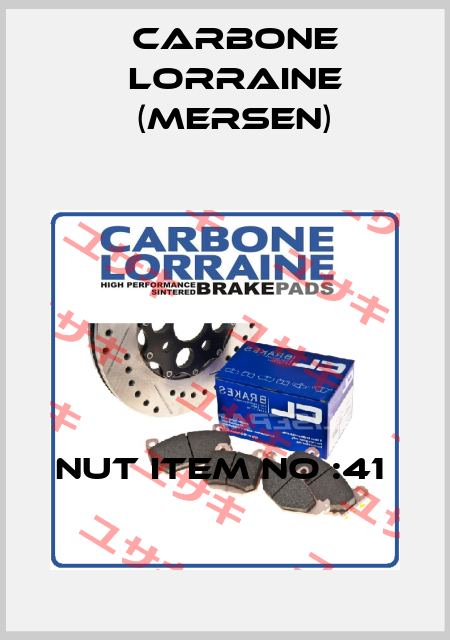 NUT ITEM NO :41  Carbone Lorraine (Mersen)