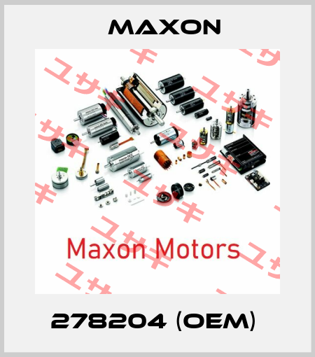 278204 (OEM)  Maxon
