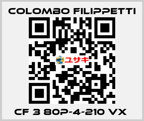 CF 3 80P-4-210 VX  Colombo Filippetti