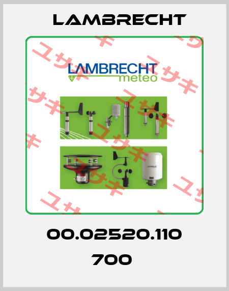 00.02520.110 700  Lambrecht