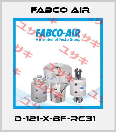 D-121-X-BF-RC31   Fabco Air
