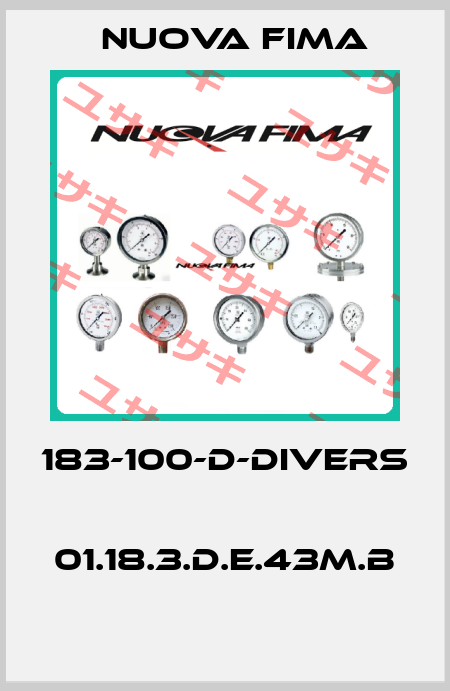 183-100-D-DIVERS  01.18.3.D.E.43M.B  Nuova Fima
