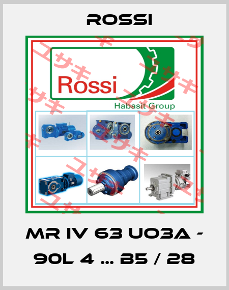MR IV 63 UO3A - 90L 4 ... B5 / 28 Rossi