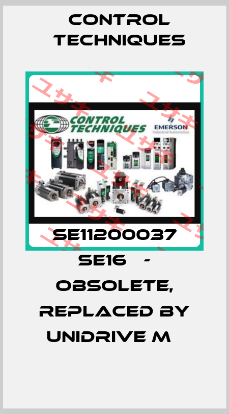 SE11200037 SE16Т - obsolete, replaced by Unidrive M   Control Techniques