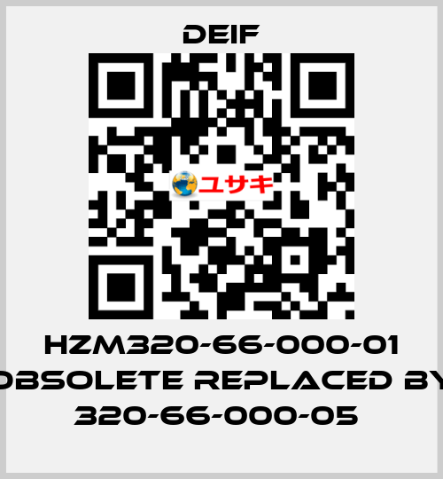 HZM320-66-000-01 obsolete replaced by 320-66-000-05  Deif